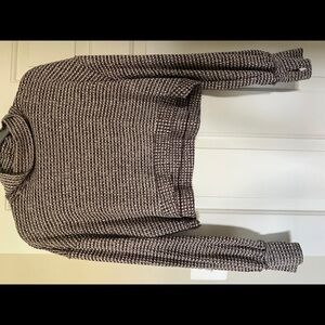 Free People Cropped Mock Neck Sweater